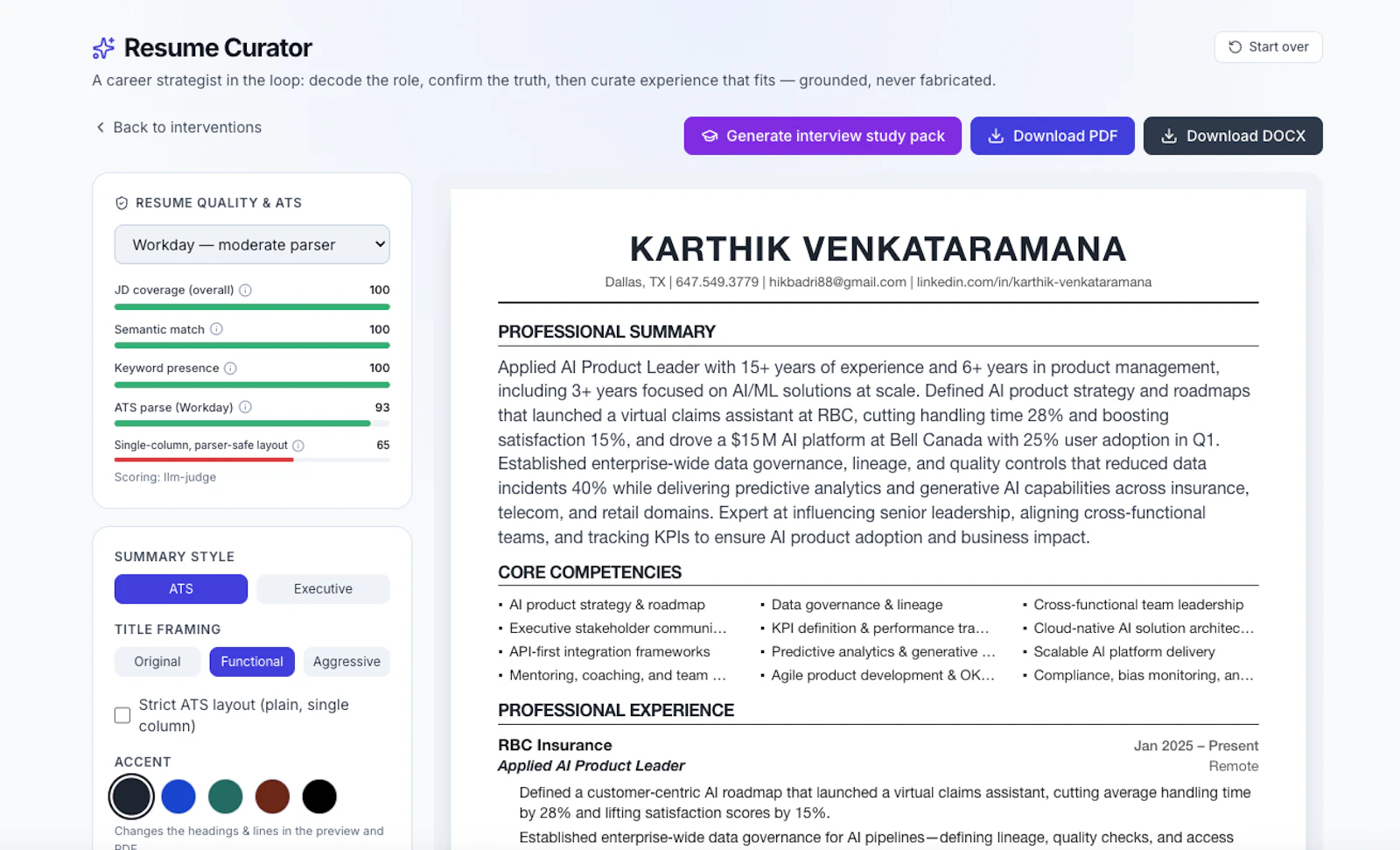 Resume Interview screenshot 17