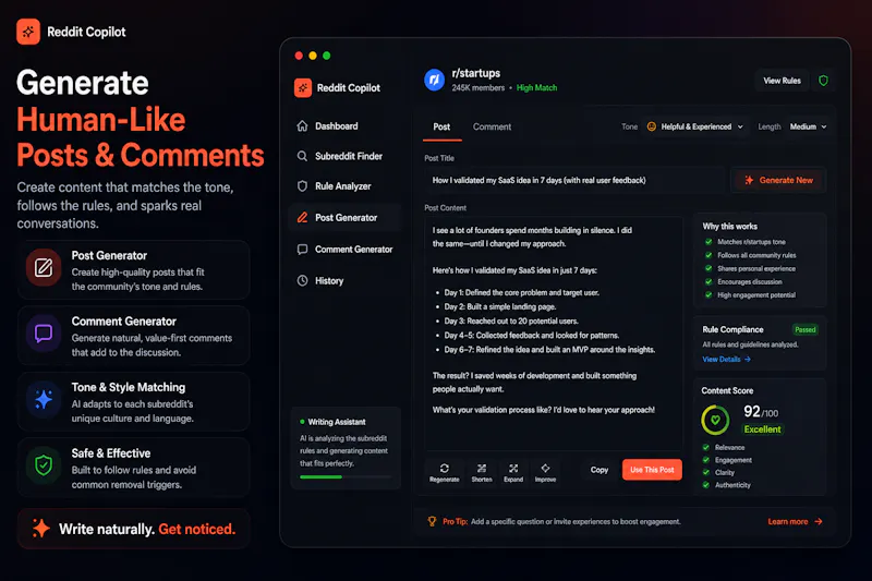 Reddit Copilot  screenshot 4