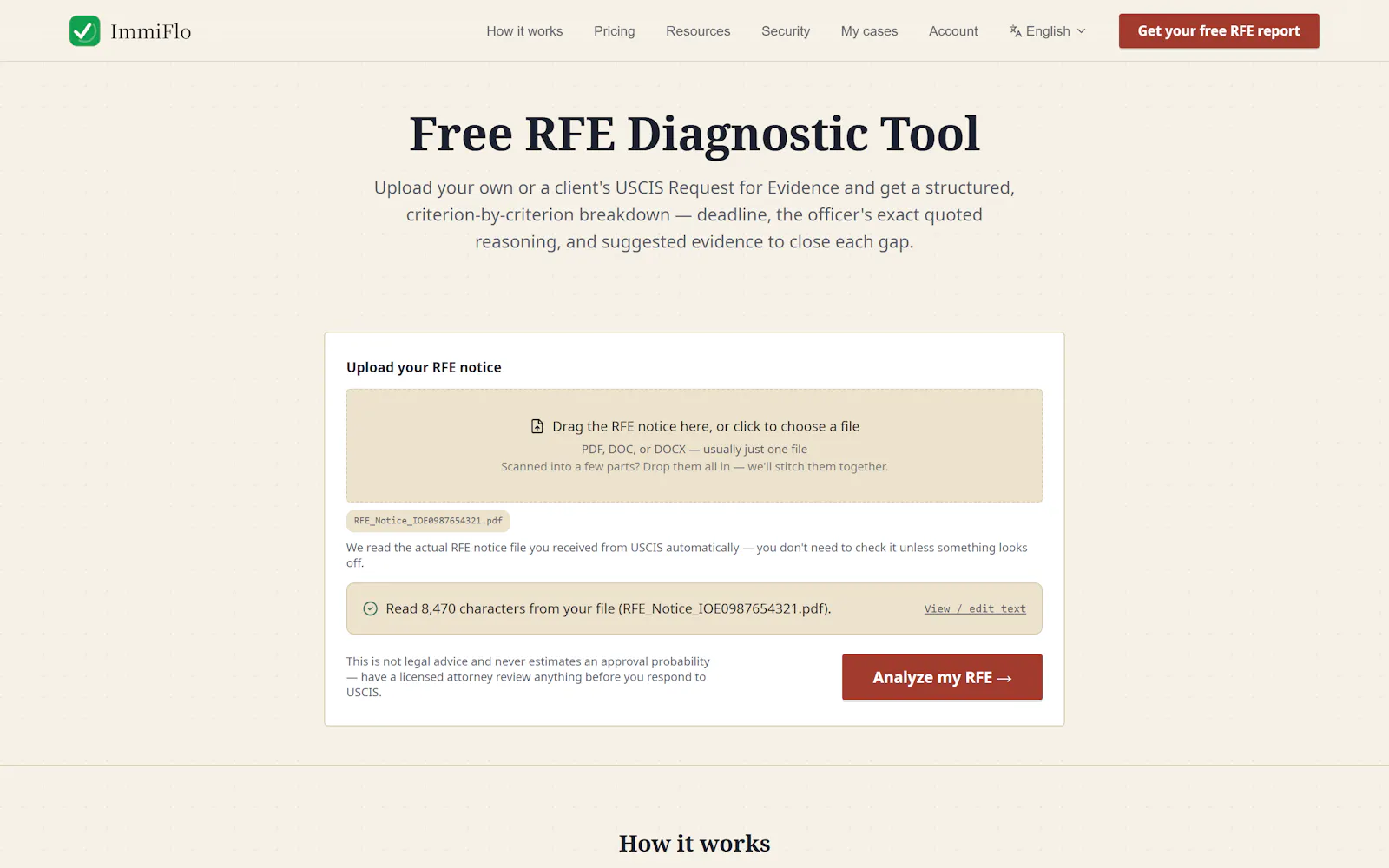 ImmiFlo screenshot 1