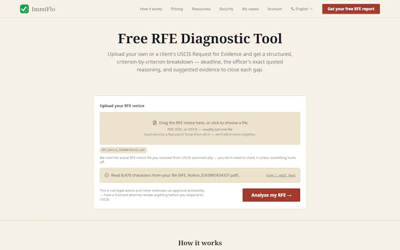 ImmiFlo screenshot 1