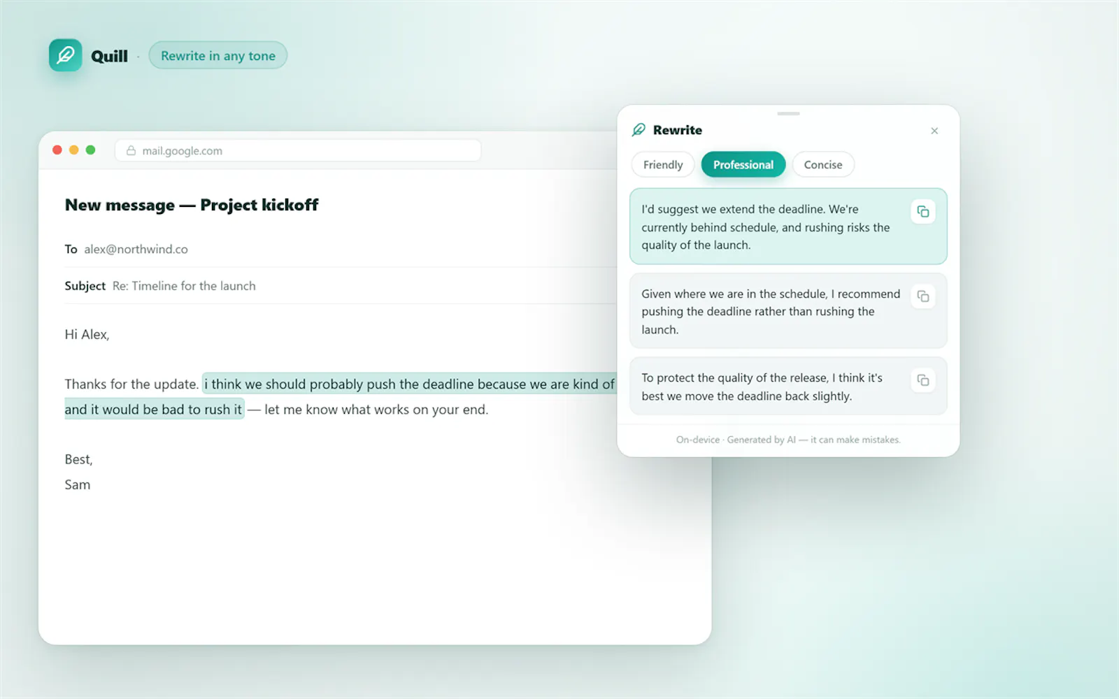 Quill screenshot 4
