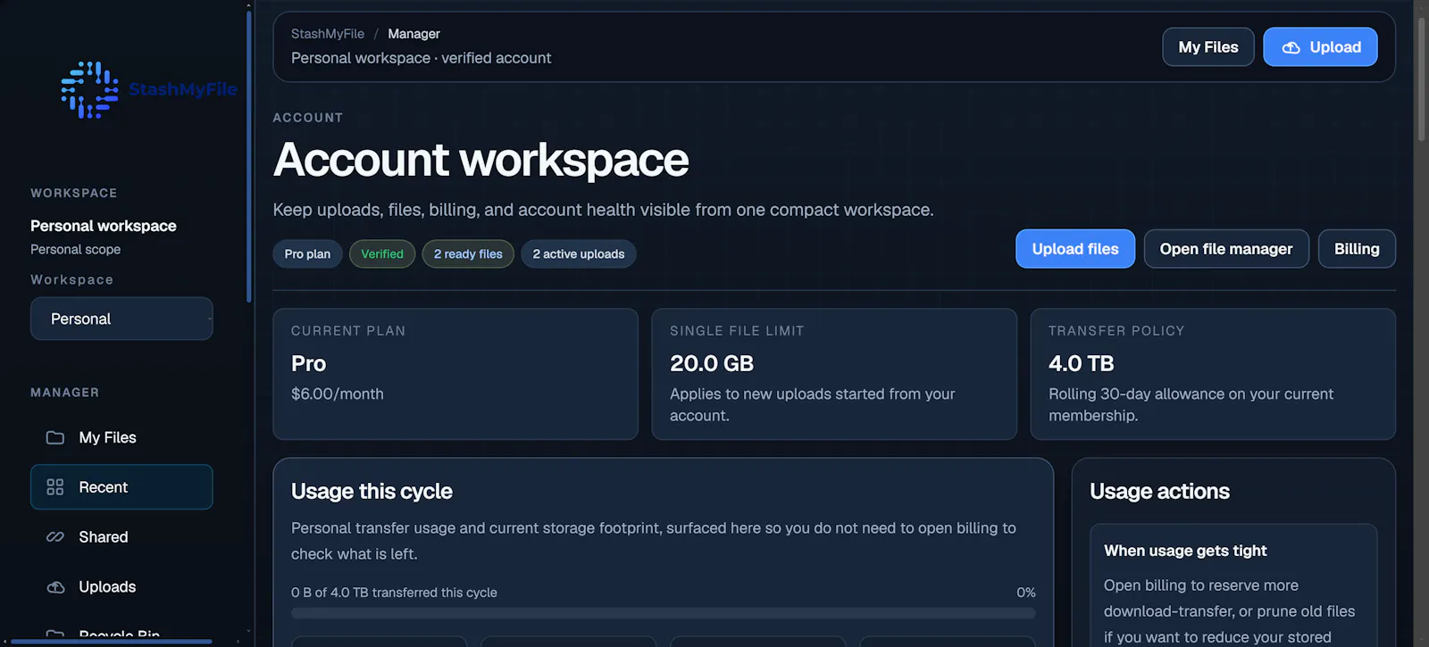 StashMyFile screenshot 3