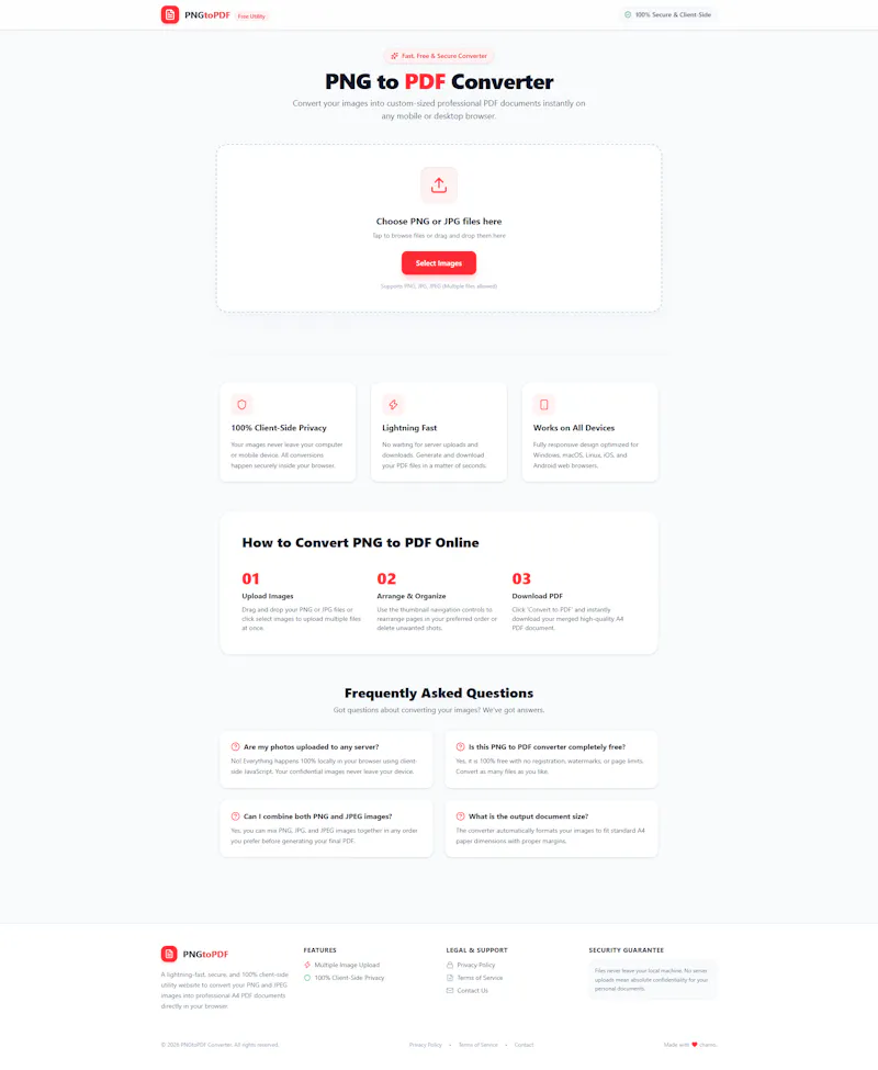 PNG to PDF Converter screenshot 1