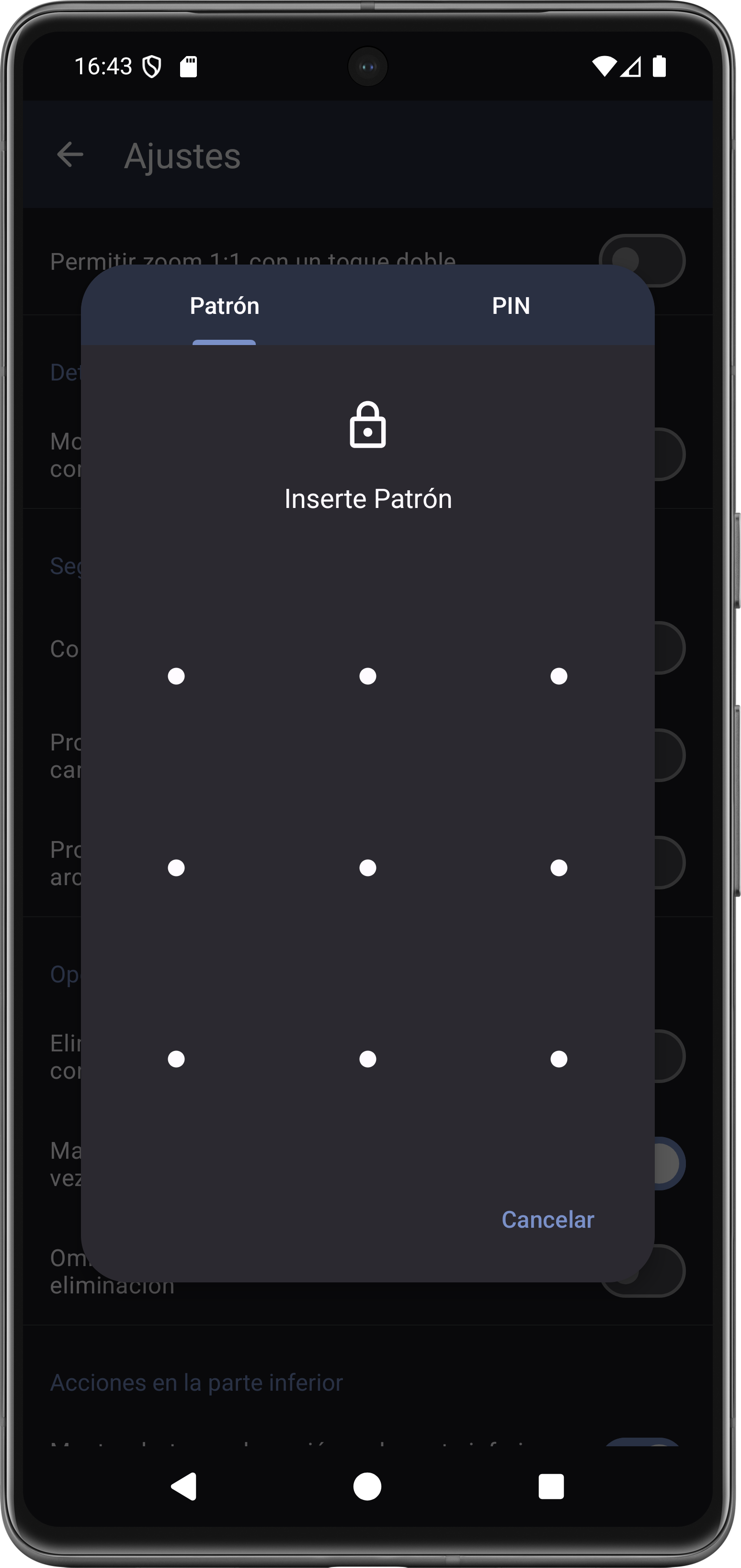 Galería AID - Bóveda privada - Screenshot 4 showing product features and functionality