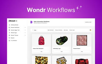 Wondr AI ā AI Print on Demand Automation gallery image