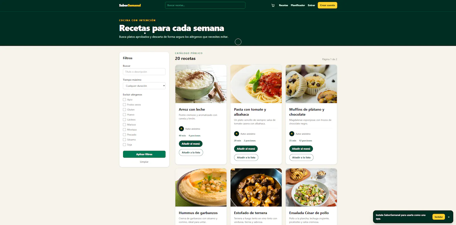 SaborSemanal screenshot 5