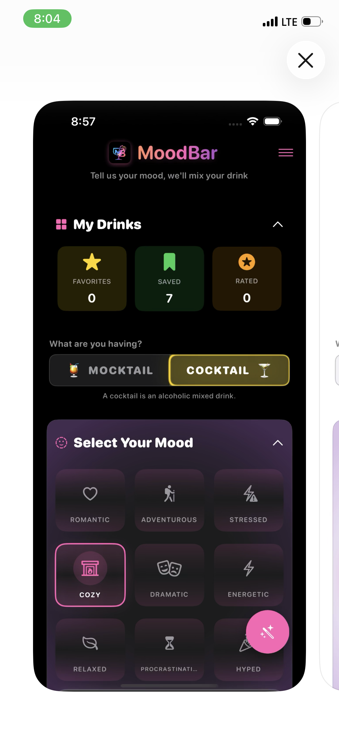 MoodBar gallery image