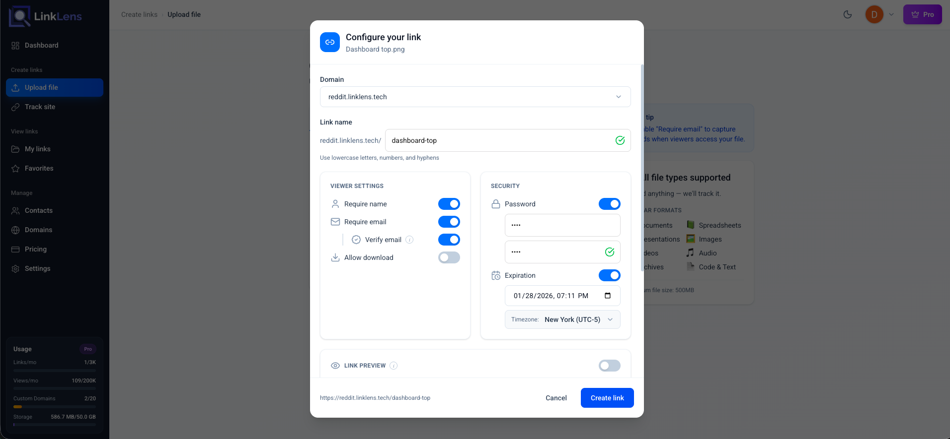 LinkLens gallery image