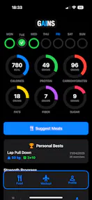 GAINS - Fitness Tracker