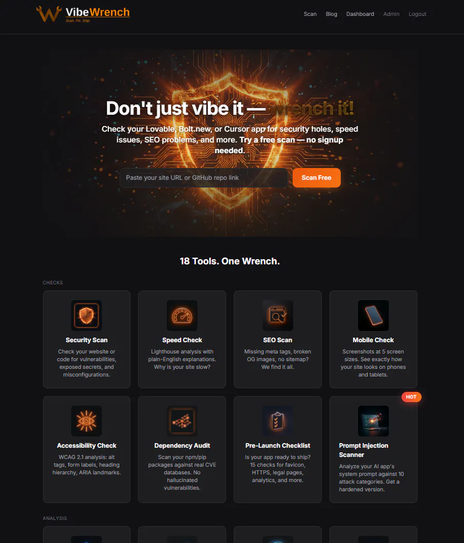 Banner del producto VibeWrench