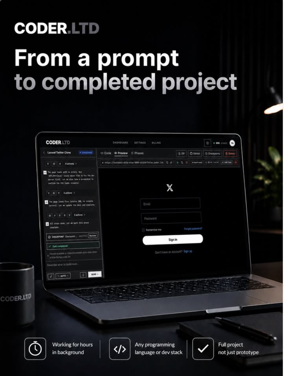 Coder.ltd — Describe It. We Build It. gallery image