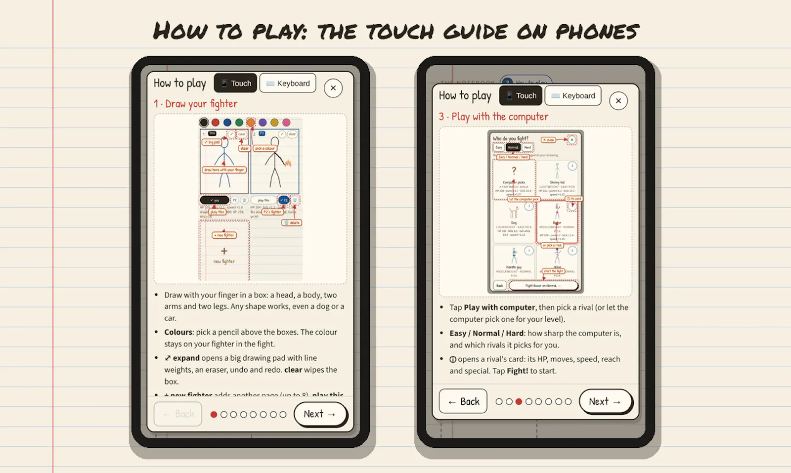 Notebook Fighters screenshot 13