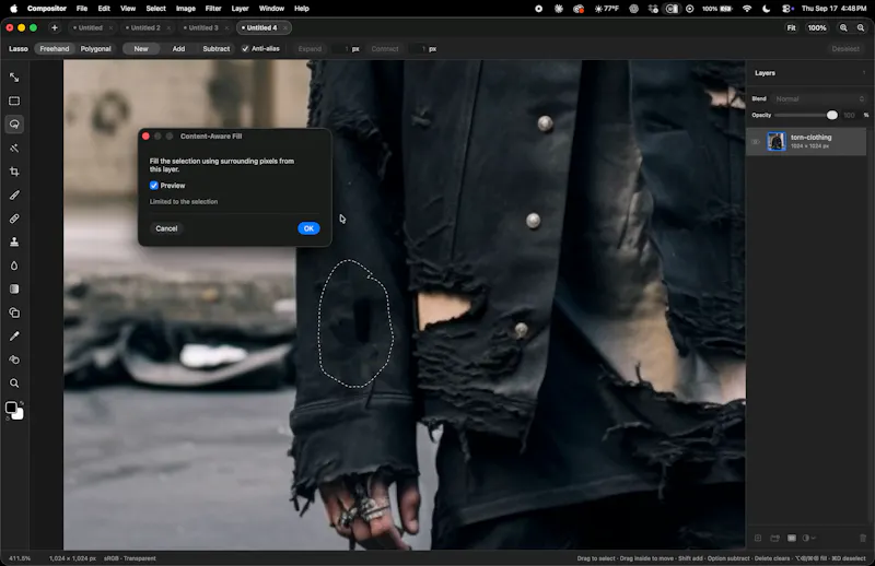 Compositor screenshot 5