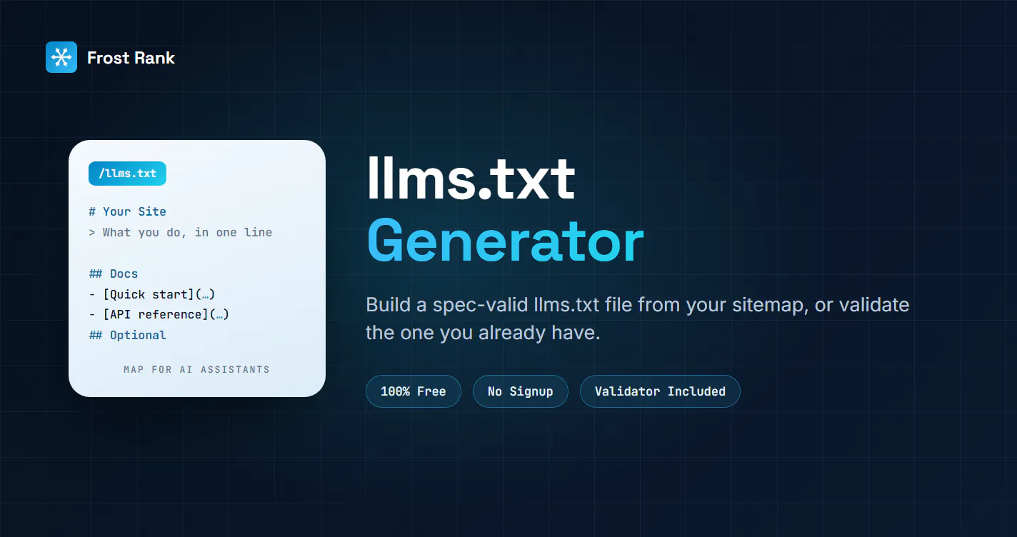 llms.txt Generator gallery image