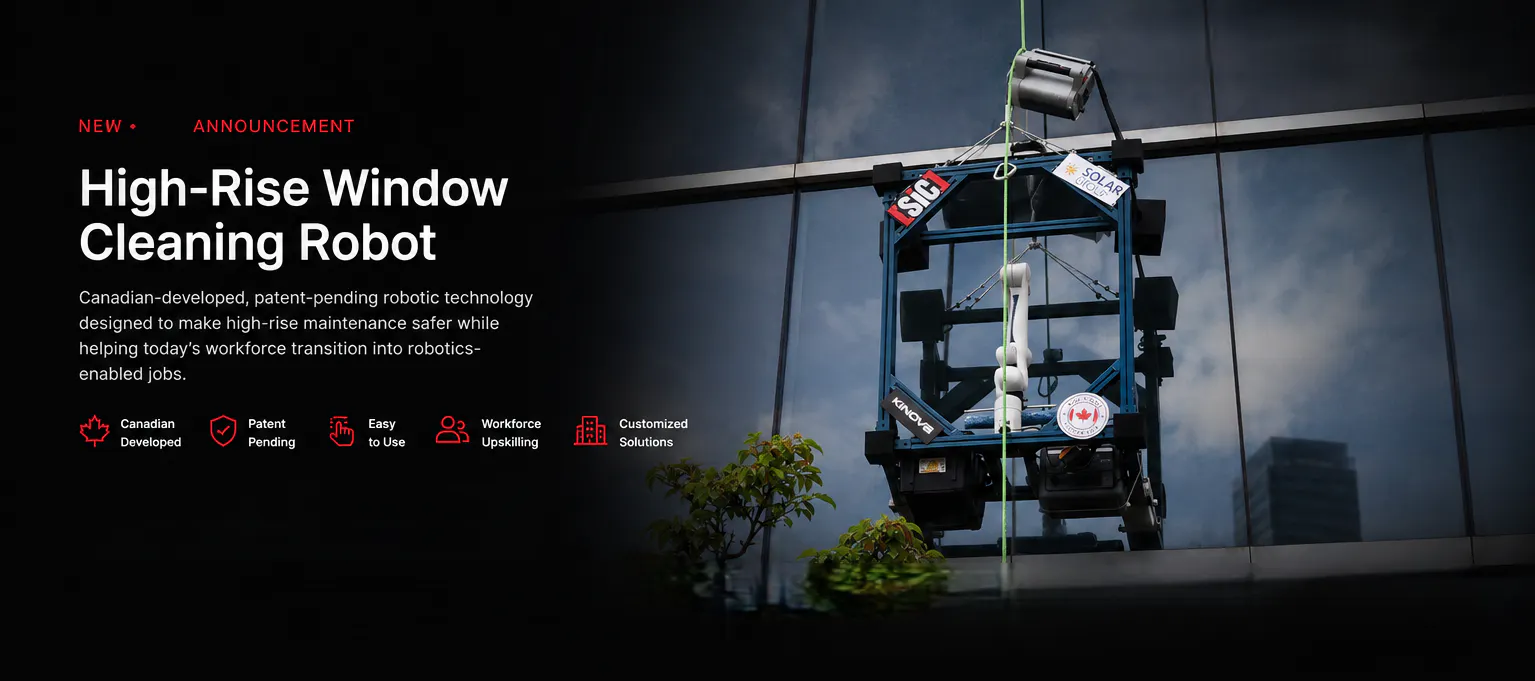 High-Rise Window Cleaning Robot