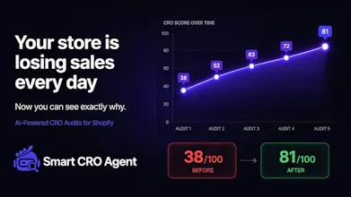 Smart CRO Agent - AI Audits for Shopify gallery image