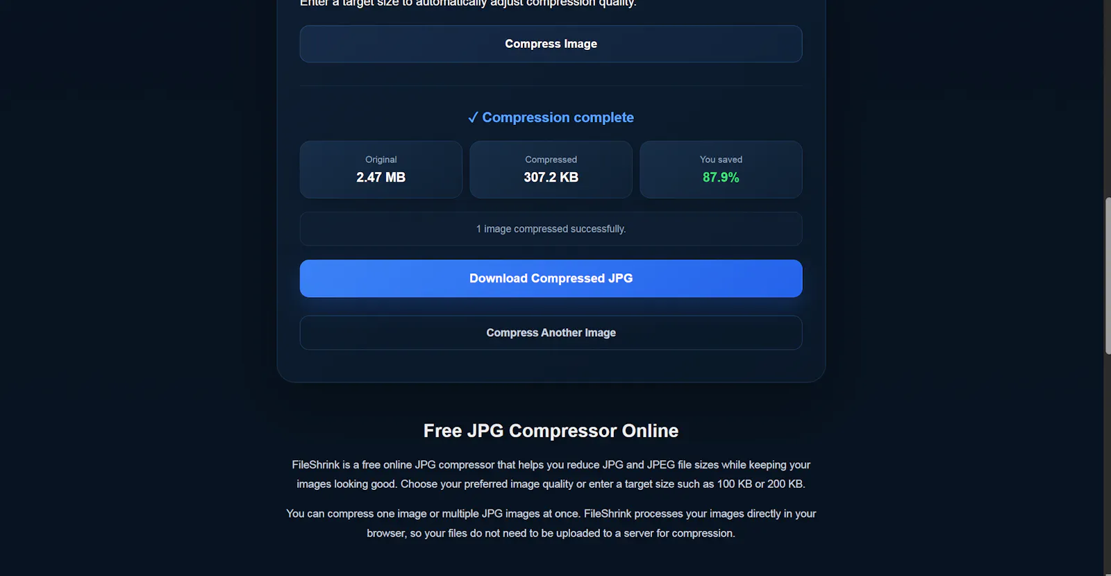 FileShrink screenshot 3