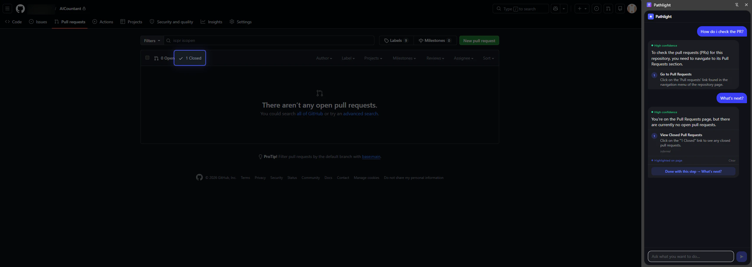 Pathlight: AI Guide for Any Website screenshot 1