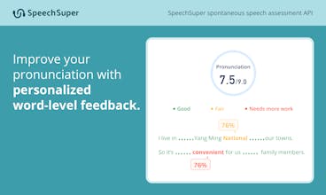 Spontaneous Speech Assessment API gallery image