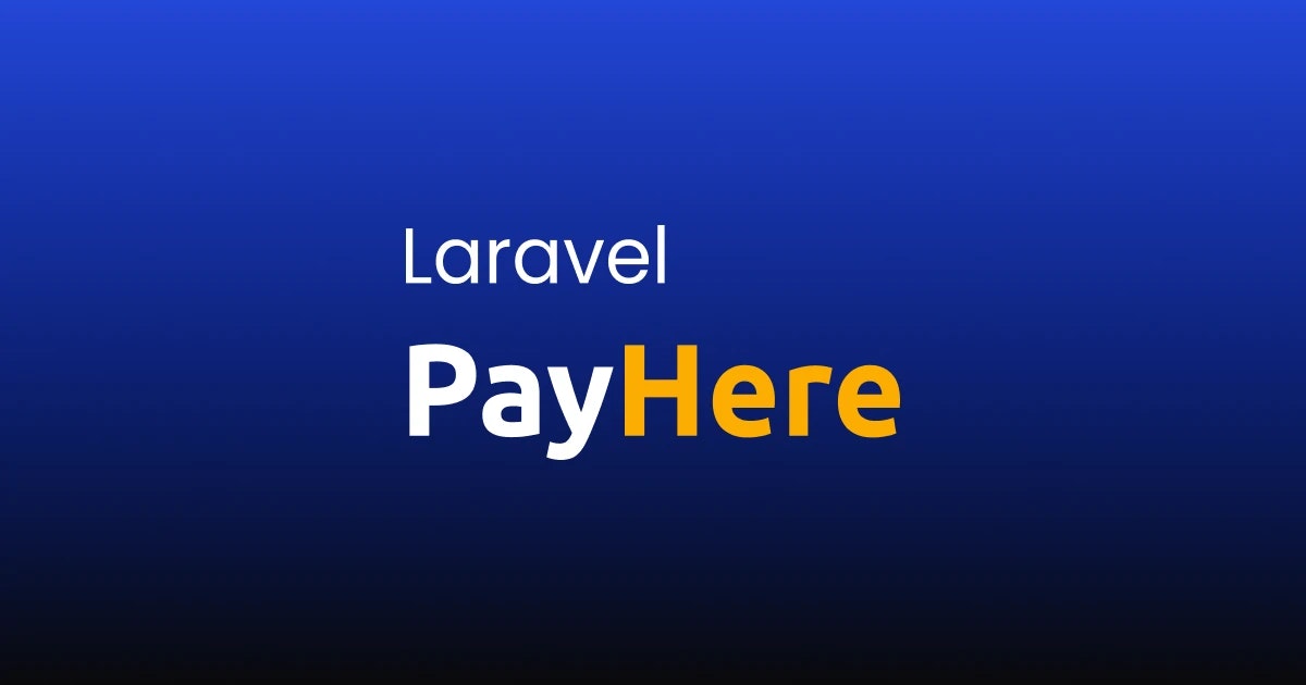 Laravel에 대한 지불 - Payhere와의 지불 수락을 시작하십시오 미디어 1