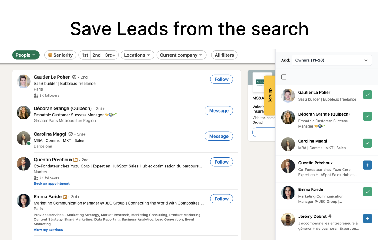 Scrupp - Screenshot 4 showing product features and functionality