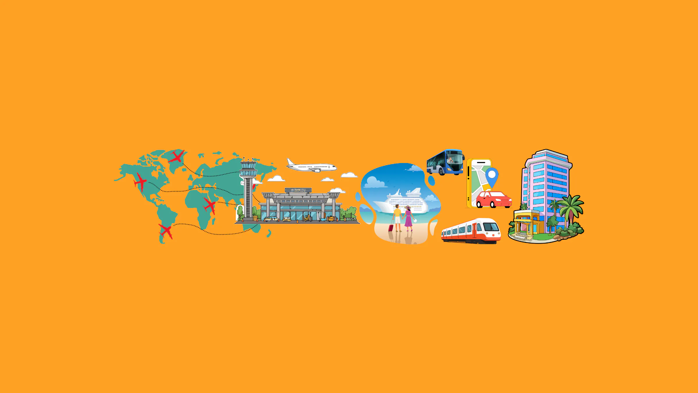 Plug & Play Travel Booking Engine 제품 배너