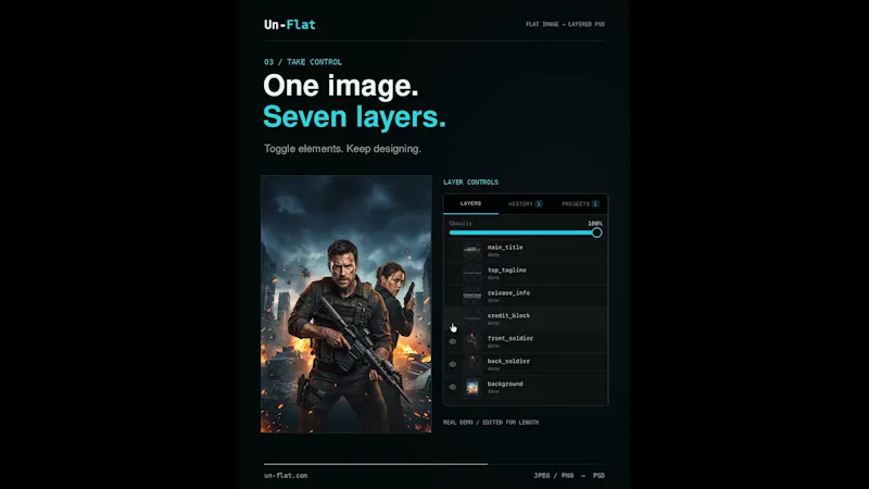 Un-Flat screenshot 1 (video preview)