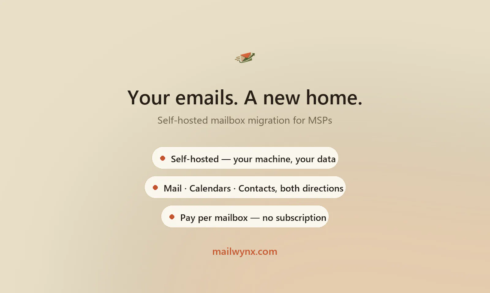 Mailwynx screenshot 1