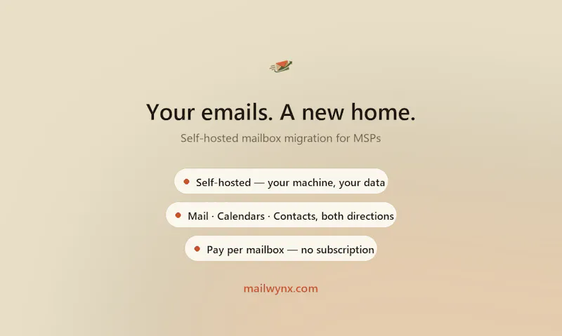 Mailwynx screenshot 1
