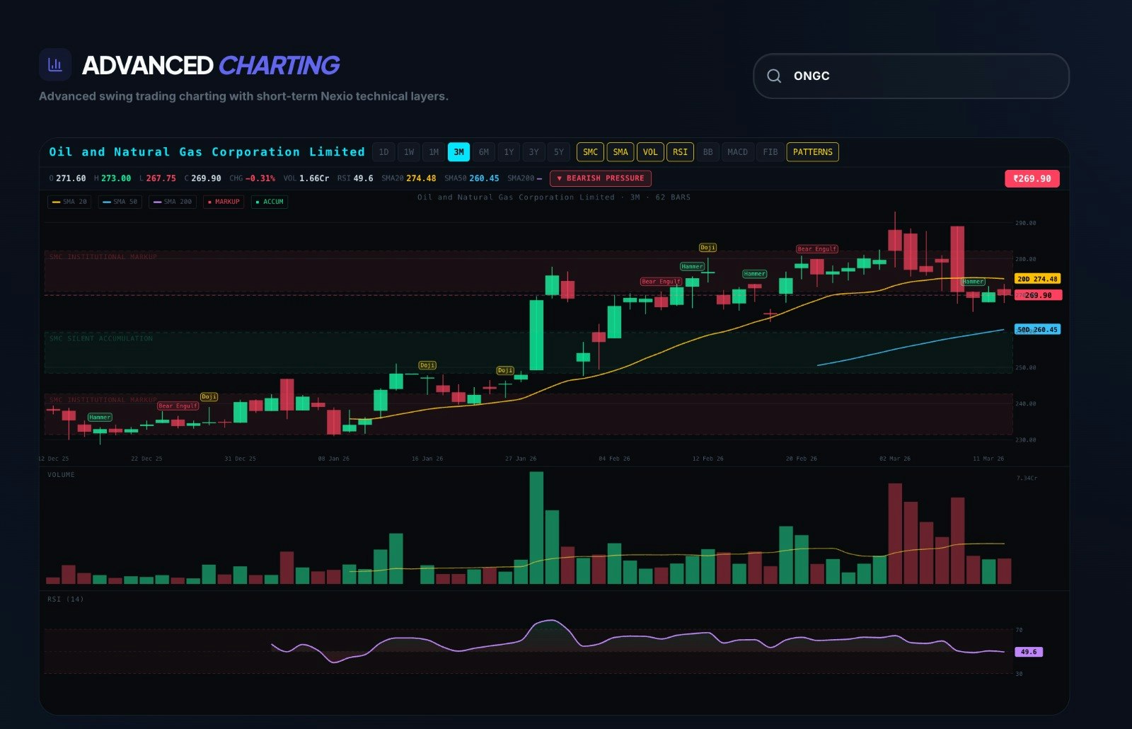 Nexio.fyi - Screenshot 2 showing product features and functionality