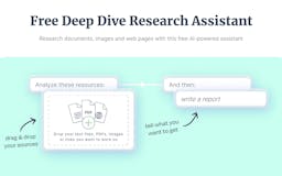 Deep Dive Research Assistant media 1