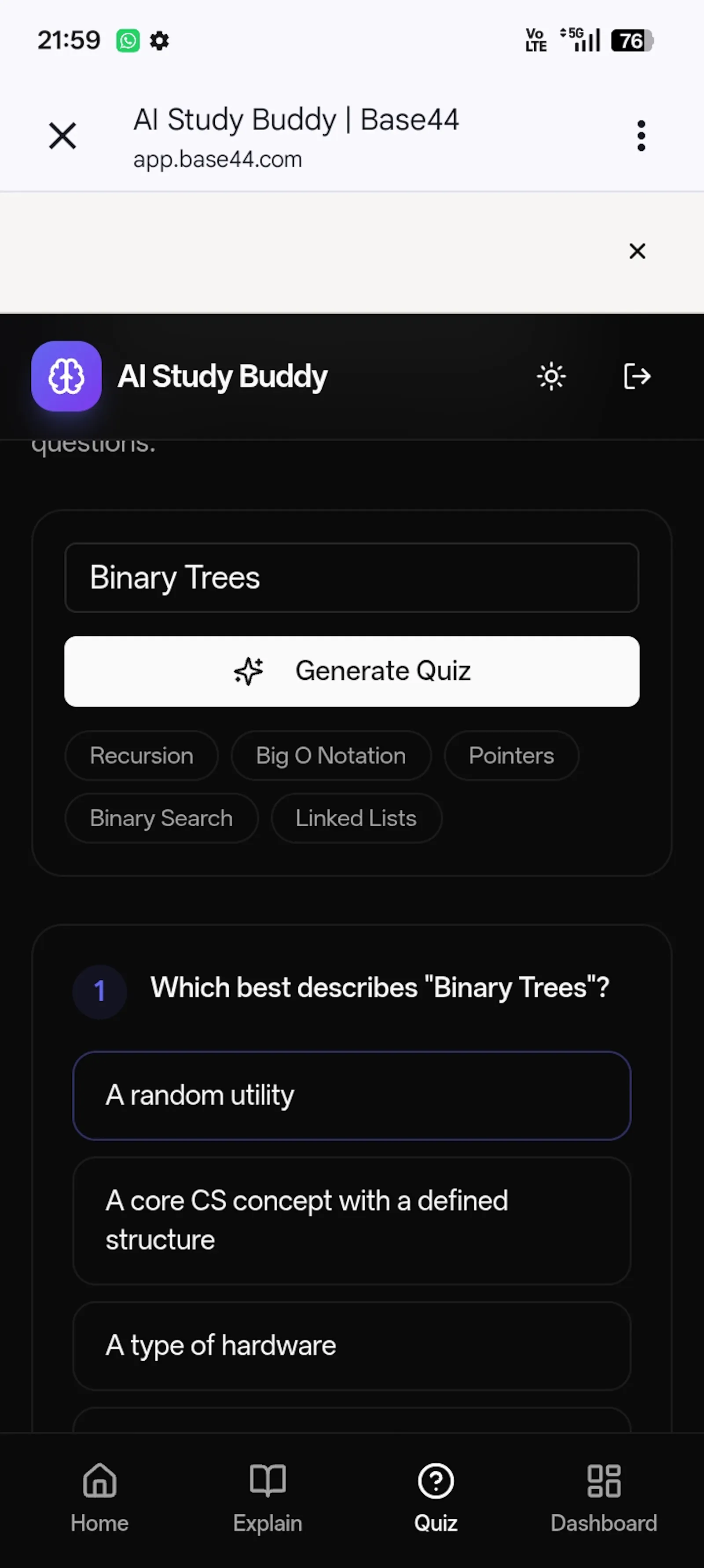 AI study Buddy  screenshot 2