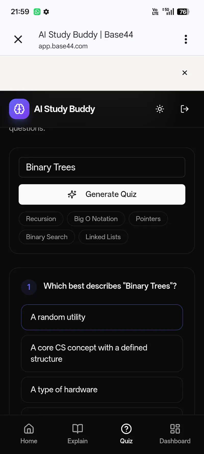 AI study Buddy  screenshot 2