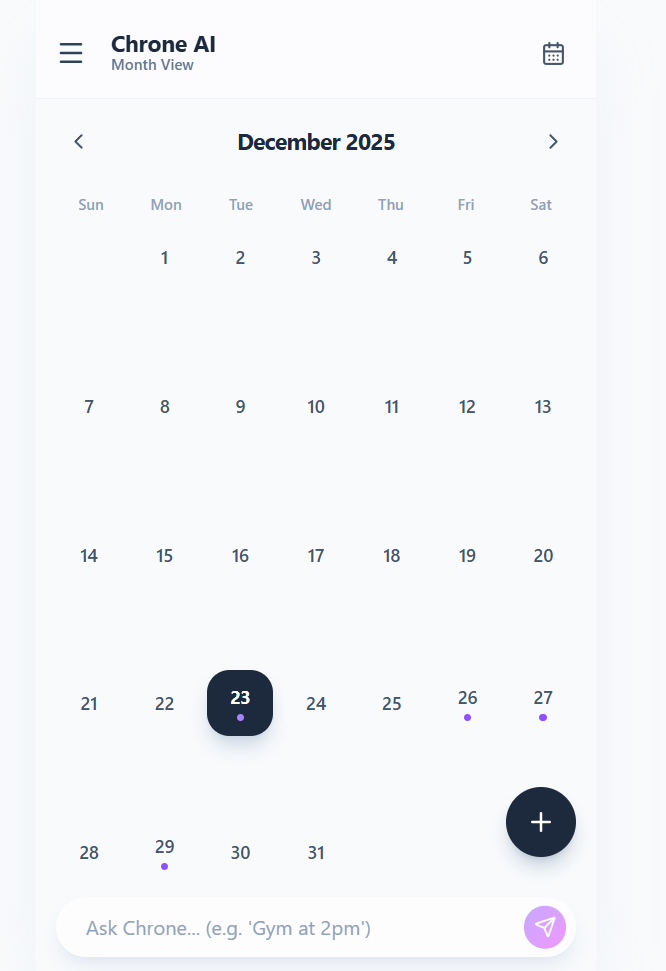 Chrone AI - Screenshot 2 showing product features and functionality
