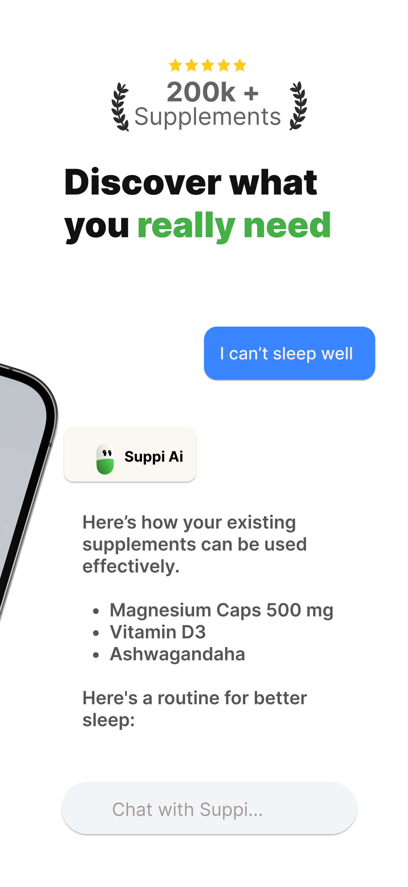 Suppi: Supplement Coach - Scan, volg en optimaliseer uw supplementen met AI media 3