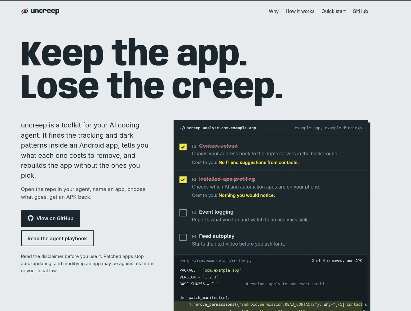 Uncreep gallery image