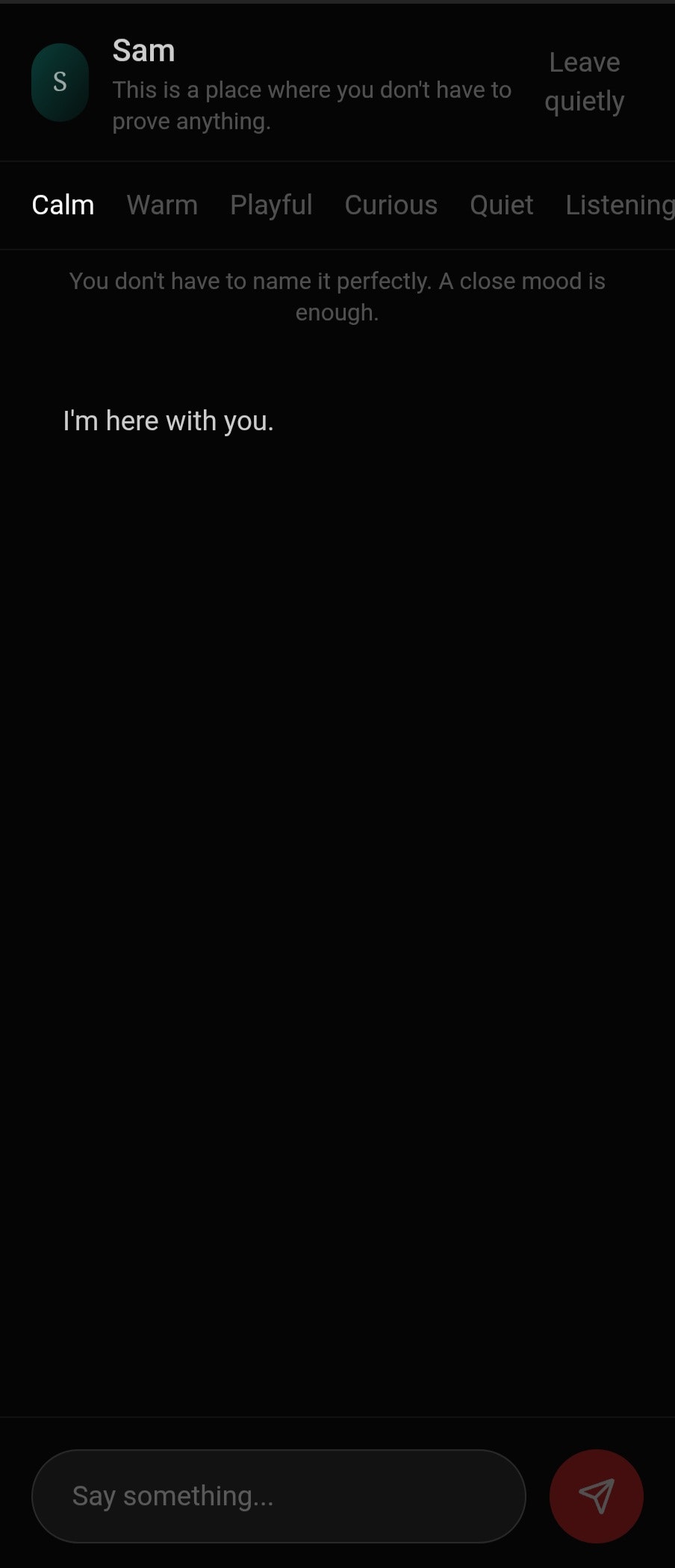 Presence.chat - Screenshot 2 showing product features and functionality