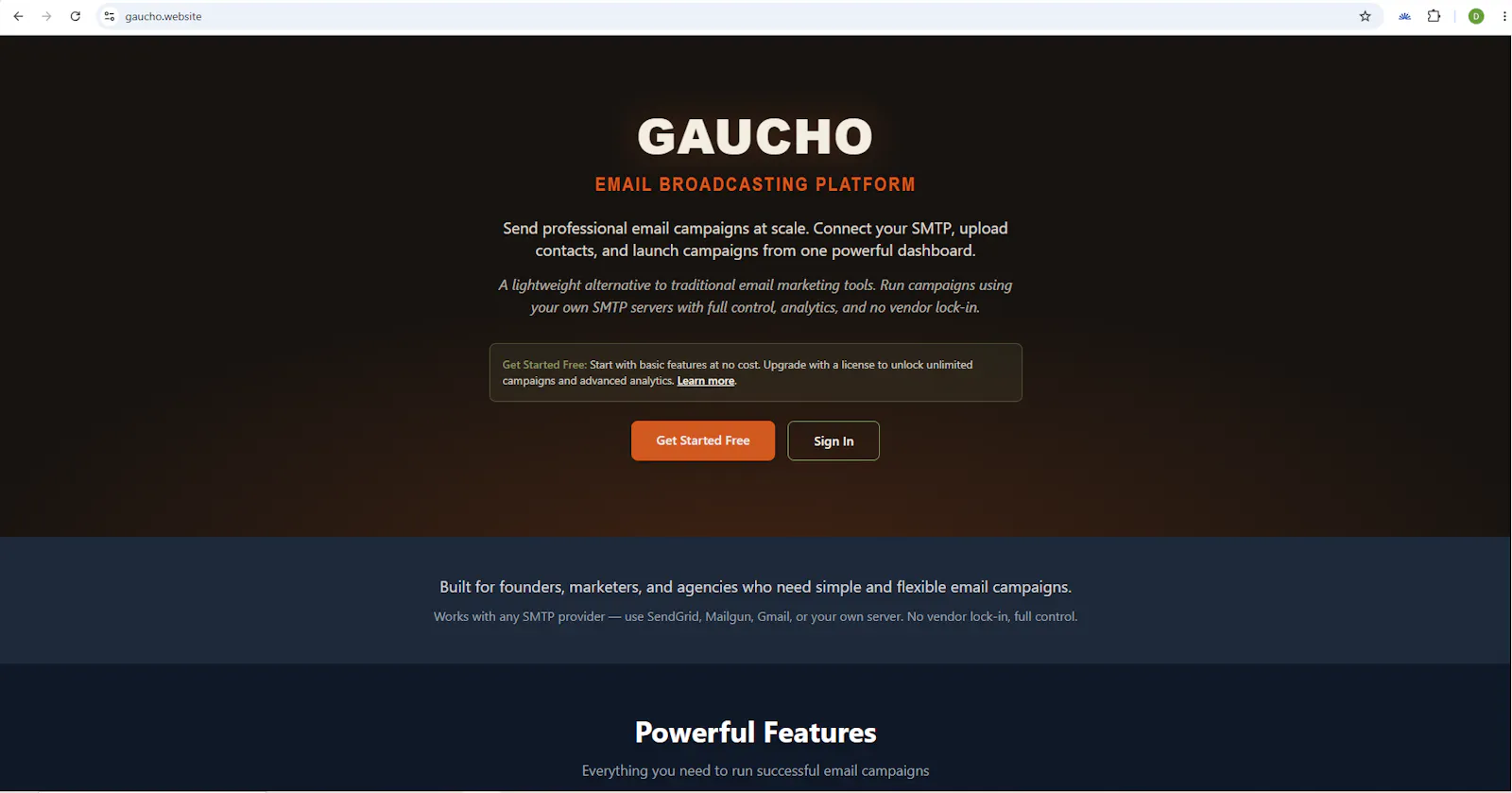 GAUCHO screenshot 1