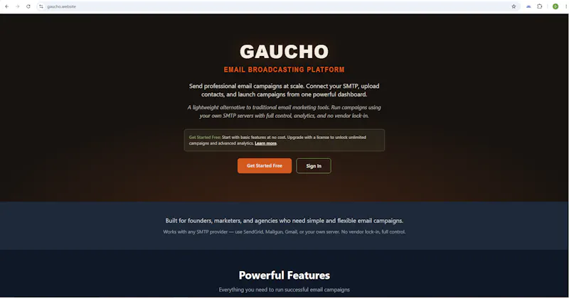 GAUCHO screenshot 1