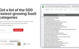 List of fastest-growing SaaS categories media 1