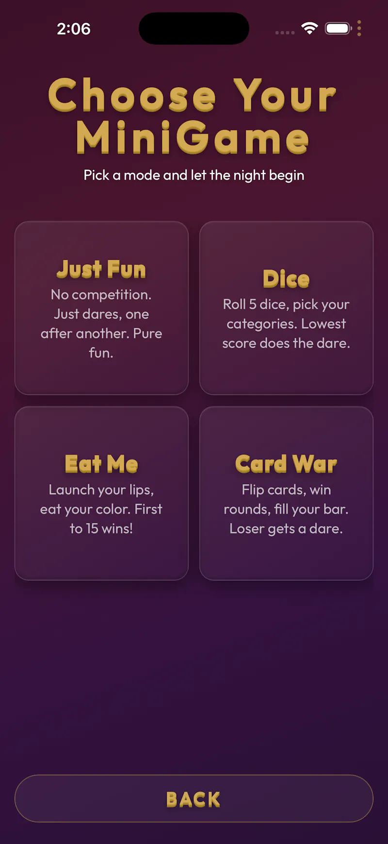 TwoNite screenshot 2