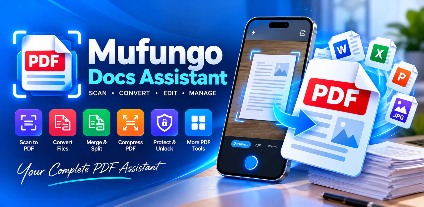 Mufungo Docs: PDF Scanner & CV gallery image