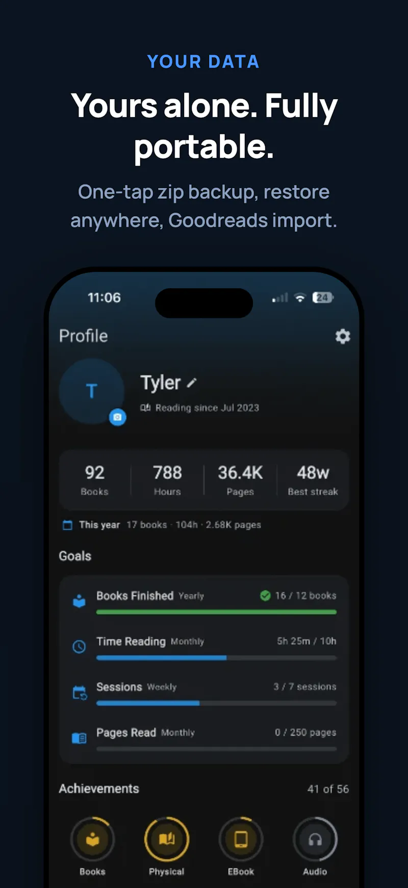 ReadStats screenshot 7