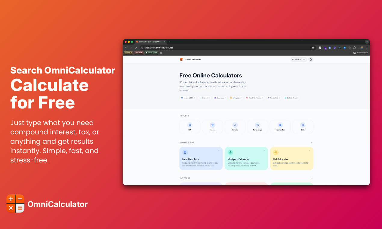 OmniCalculator gallery image