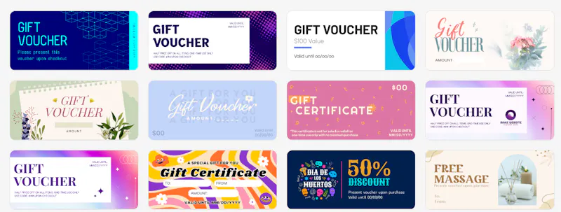 Design.com Gift Certificate Maker screenshot 2
