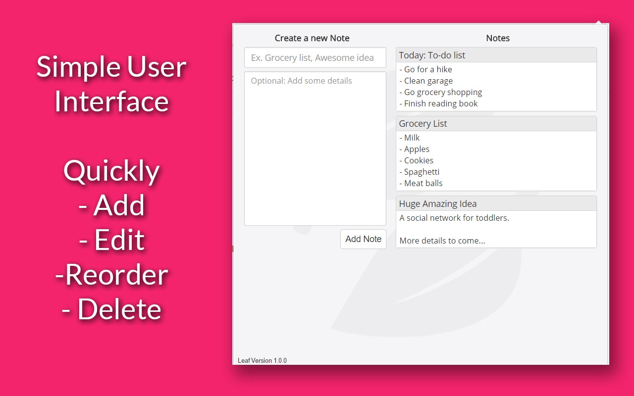 Leaf: Simple Notes gallery image