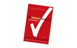 The Checklist Manifesto media 1