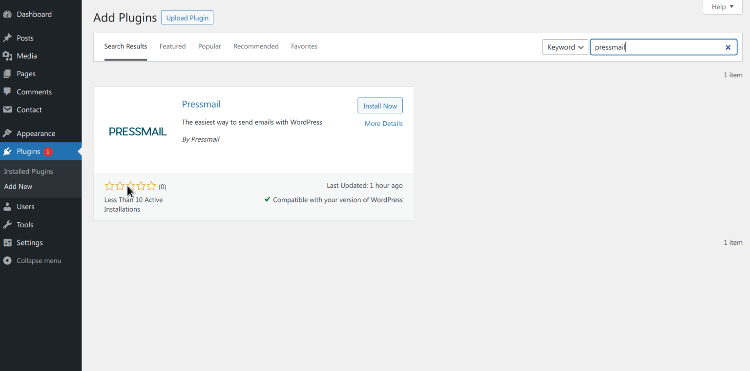 Media Tekan mail - Hantar e -mel dengan WordPress.Mudah. 2