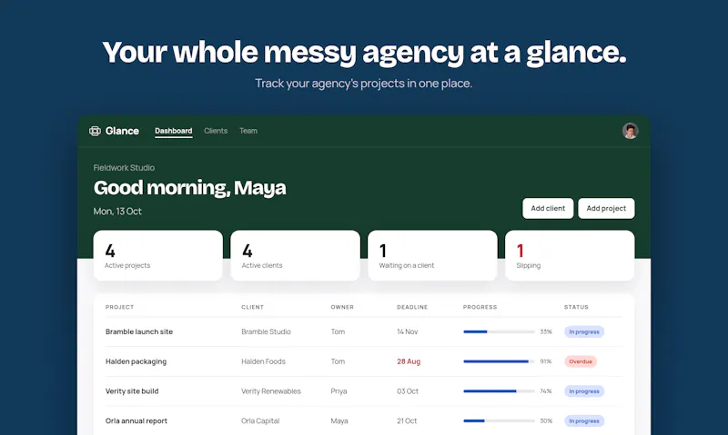 Glance screenshot 2