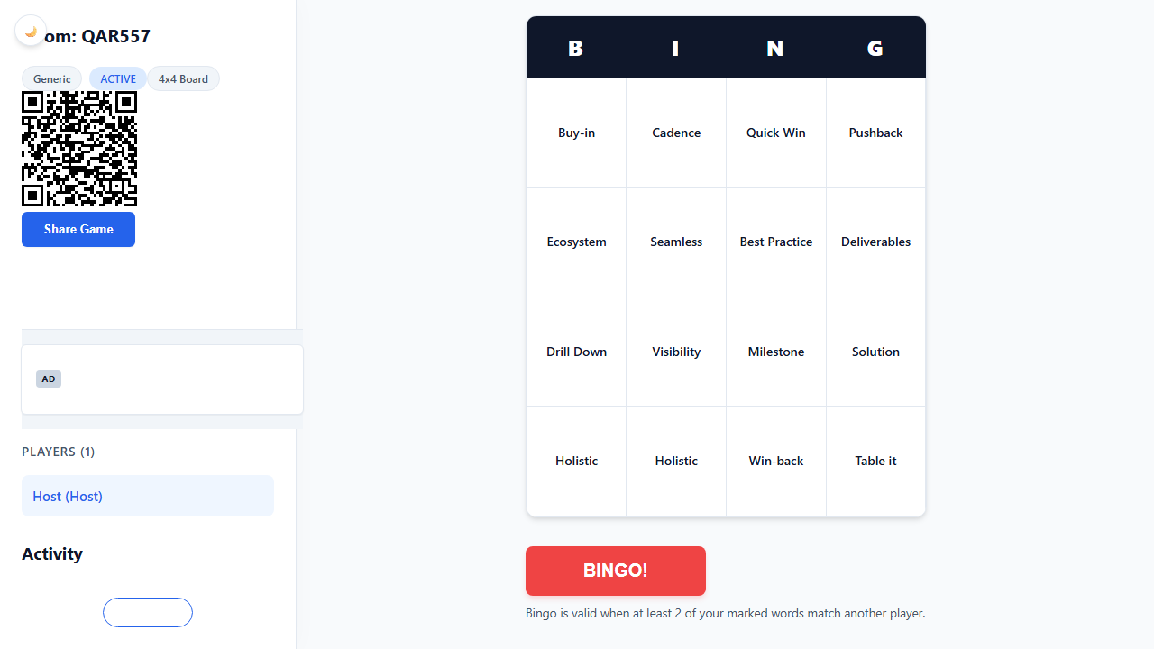 Buzzword Bingo gallery image
